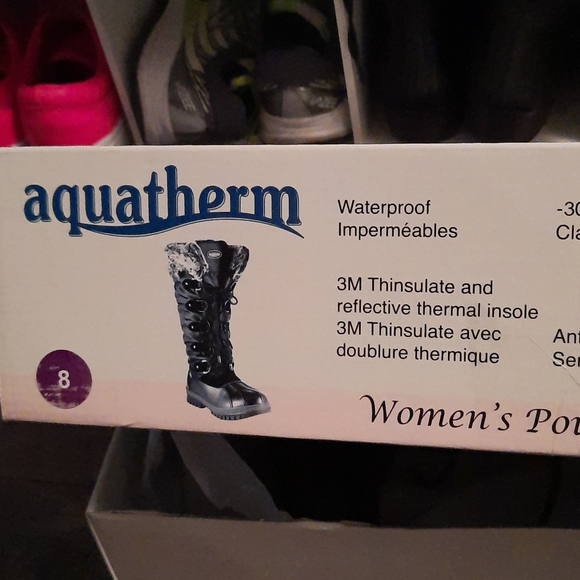 aquatherm Shoes Aquatherm Waterproof Womens Black Boot Poshmark